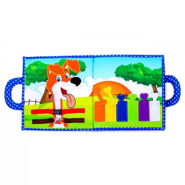 PIQIPI Interaktivní dětská knížka Quiet Book