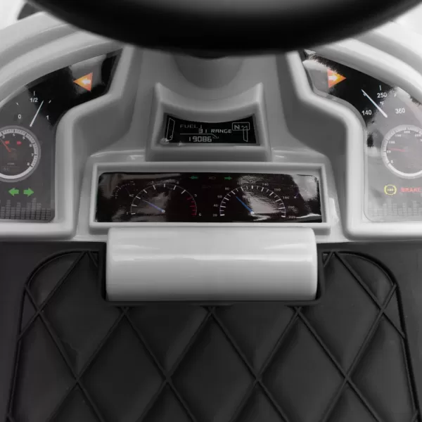 Baby Mix Dětské odrážedlo se zvukem RACER bílé