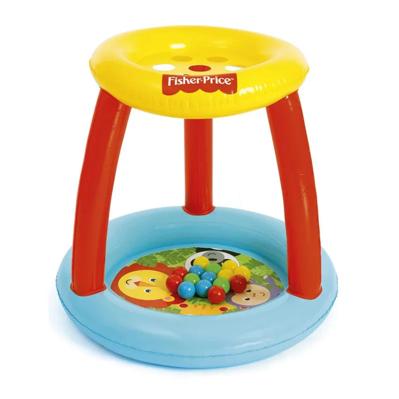 Fisher Price Dětské nafukovací hrací centrum s otvory pro míčky