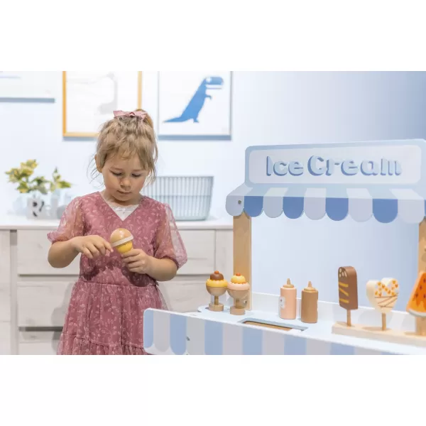 Zopa Dřevěné zmrzlinářství set