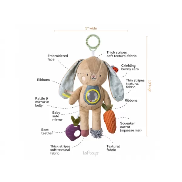 Taf Toys Závěsný králíček Jenny s aktivitami