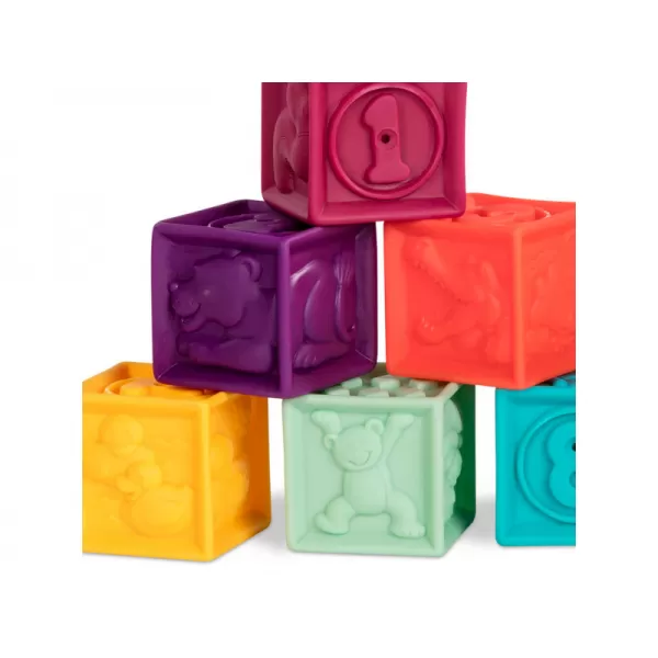 B.toys Kostky One Two Squeeze