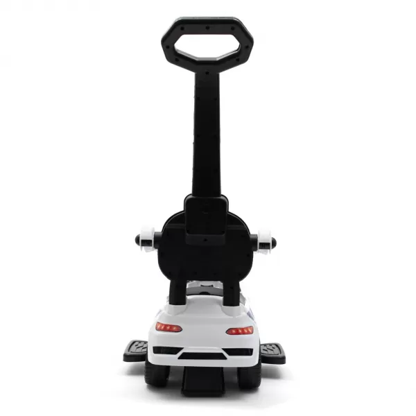 Baby Mix Dětské odrážedlo se zvukem a vodící tyčí AMBULANCE bílé