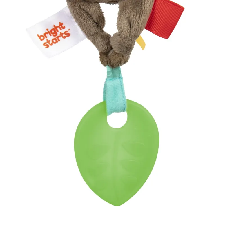 BRIGHT STARTS Hračka s melodií na C kroužku Pull, Play & Boogie™ opice 0m+