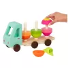 B.toys Náklaďák dřevěný Stack & Roll Fruit Truck