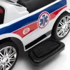 Baby Mix Dětské odrážedlo se zvukem a vodící tyčí AMBULANCE bílé