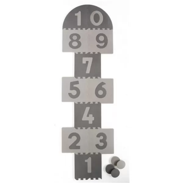 Baby Dan Skákací panák - podložka puzzle 90x90 cm