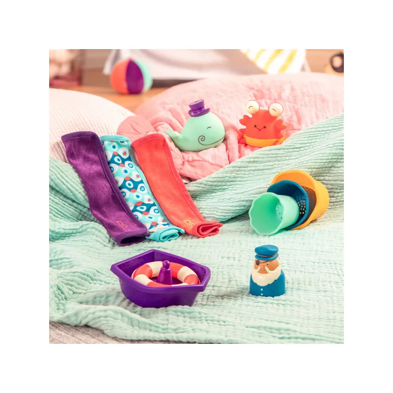 B.toys Sada hraček do koupele Wee B. Splashy