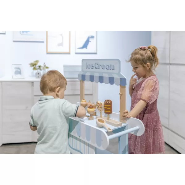 Zopa Dřevěné zmrzlinářství set