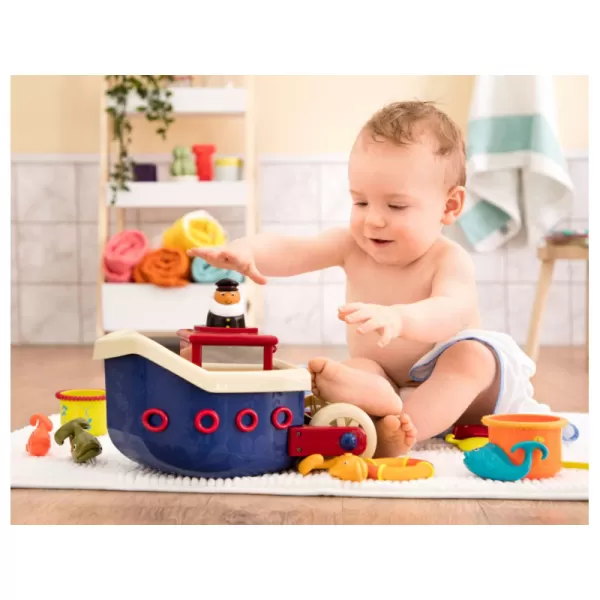 B.toys Loď s kapitánem Fish & Splish