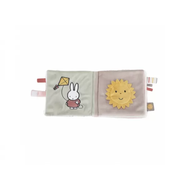 Little Dutch Textilní knížka s aktivitami králíček Miffy Fluffy