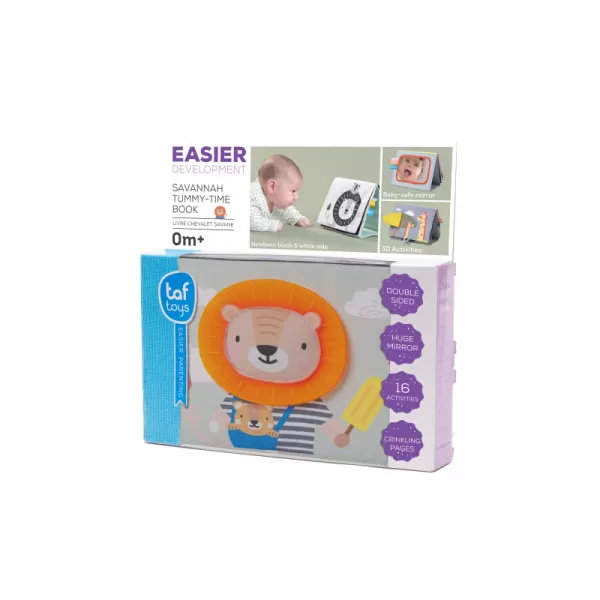 Taf Toys Knížka pro hru na bříšku Savana