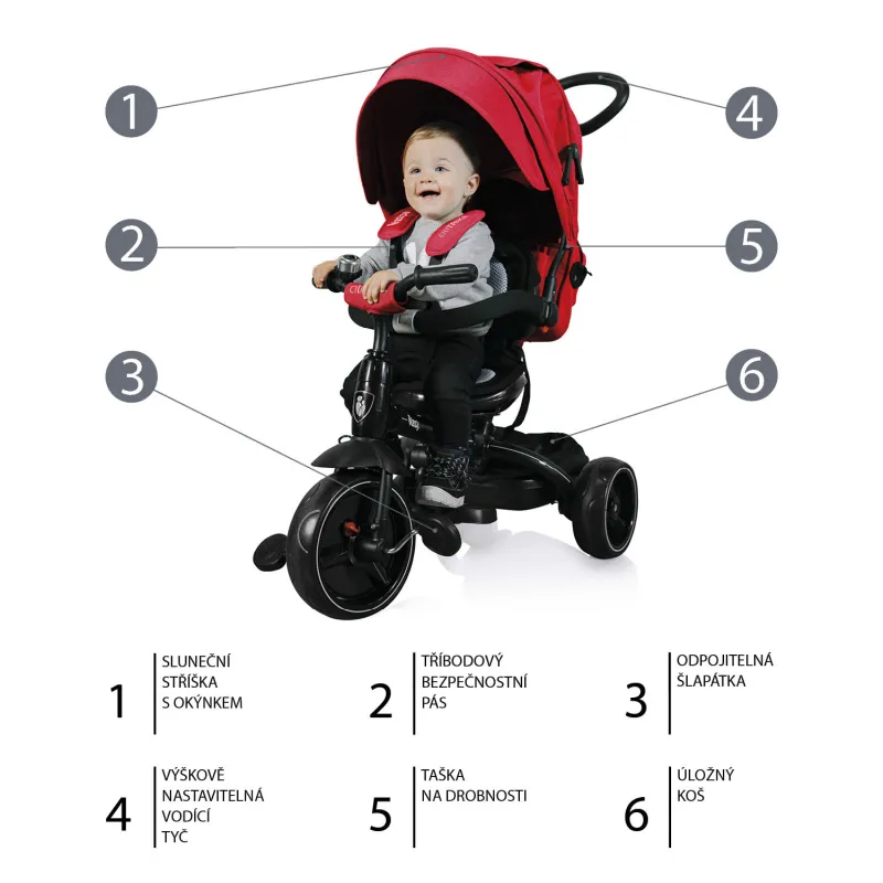 Zopa Tříkolka Citi Trike