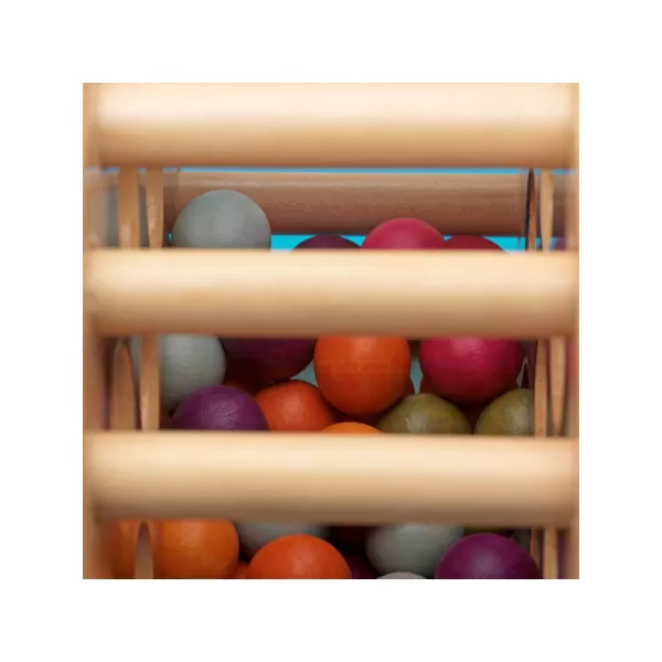 B.toys Válec s kuličkami dřevěný Rain Rush