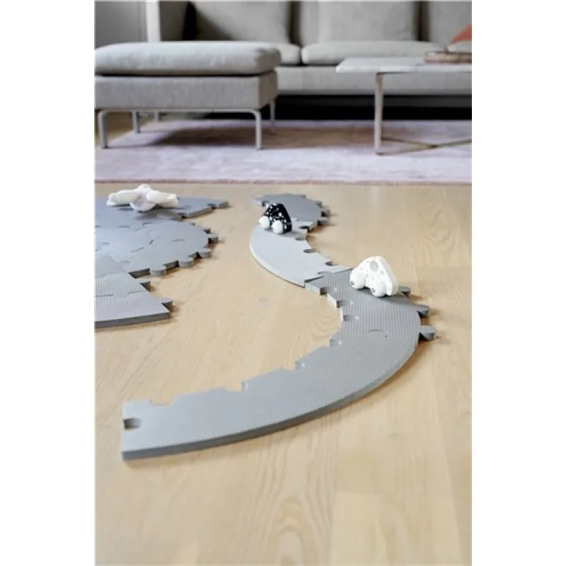 Baby Dan kulatá hrací podložka puzzle/dráha 110 cm