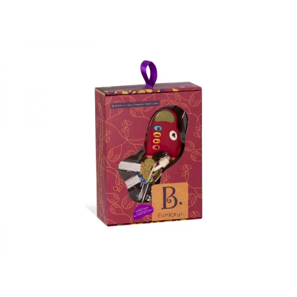 B.toys Klíčky k autu FunKeys červené