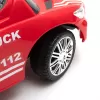 Baby Mix Dětské odrážedlo se zvukem a vodící tyčí HASIČI červené