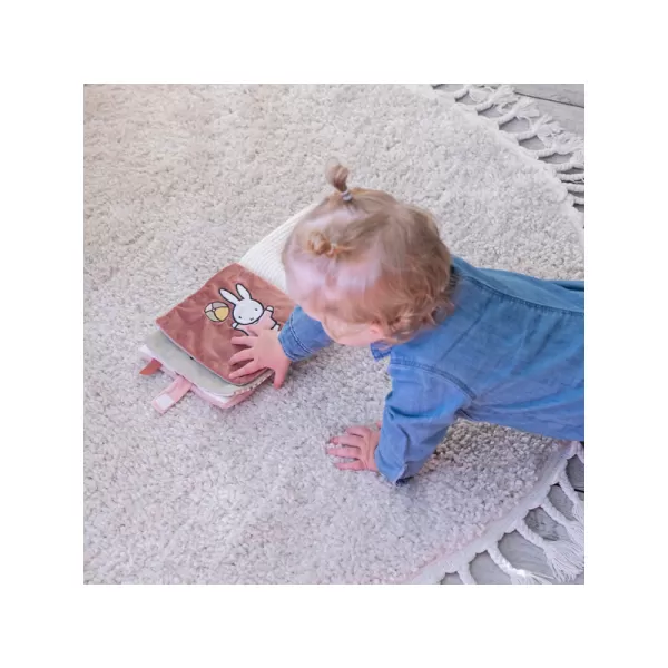 Little Dutch Textilní knížka s aktivitami králíček Miffy Fluffy