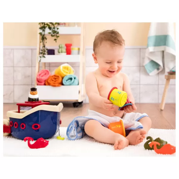 B.toys Loď s kapitánem Fish & Splish