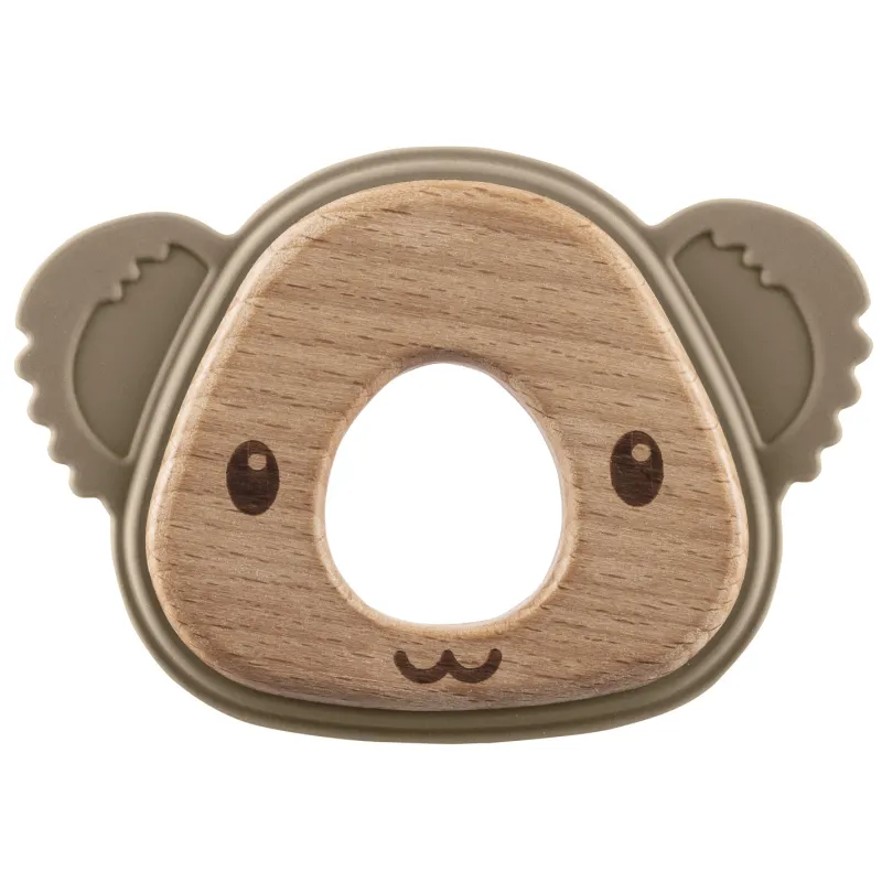 Zopa Silikonové dřevěné kousátko Koala