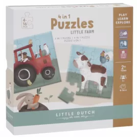 Little Dutch Puzzle 4v1 Farma
