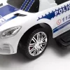 Baby Mix Dětské odrážedlo se zvukem a vodící tyčí POLICE bílé