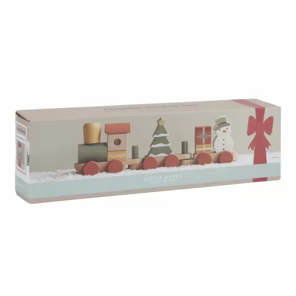 Little Dutch Vláček dřevěný vánoční