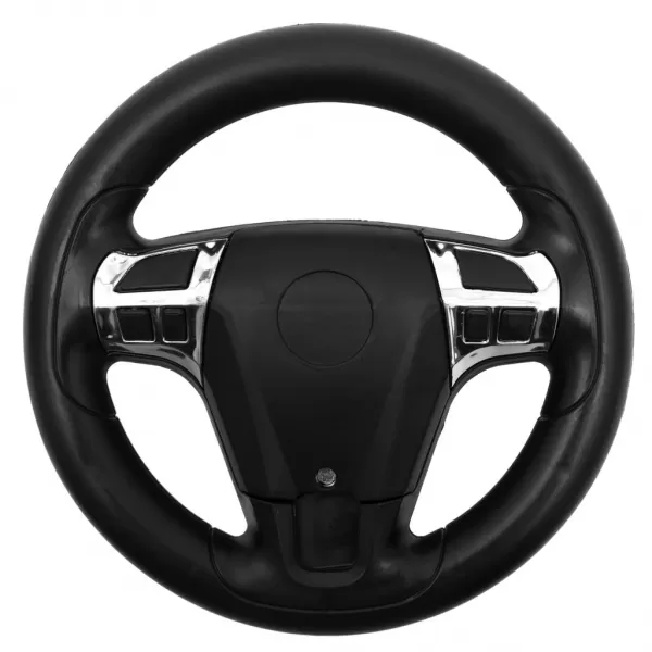 Baby Mix Dětské odrážedlo se zvukem a vodící tyčí RACER zelené