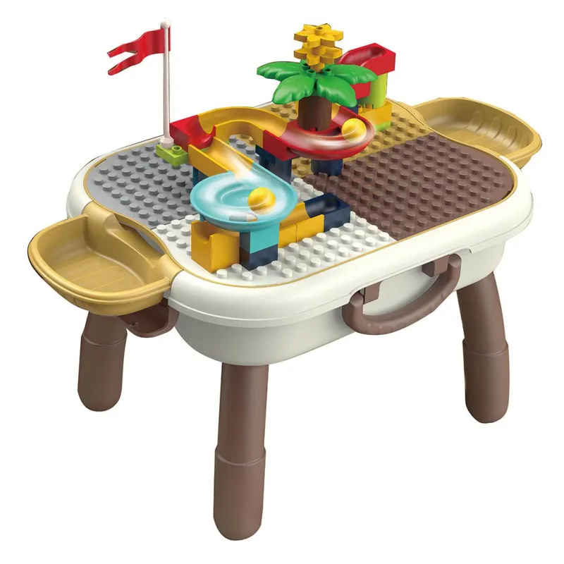 Baby Mix Hrací stůl pro děti stavebnice