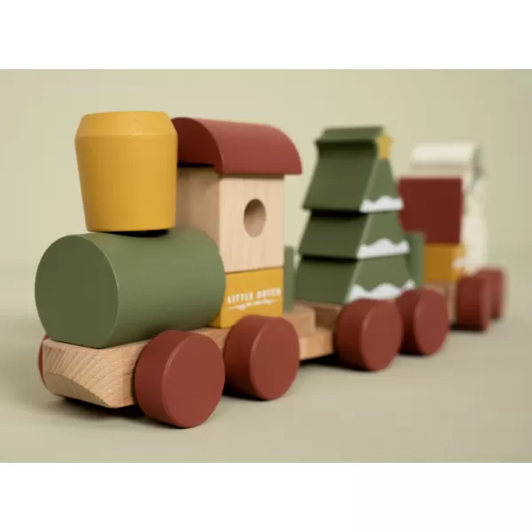 Little Dutch Vláček dřevěný vánoční