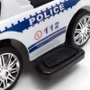 Baby Mix Dětské odrážedlo se zvukem a vodící tyčí POLICE bílé