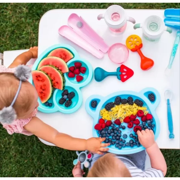 BABYONO Kousátko edukační s chrastítkem pomeranč