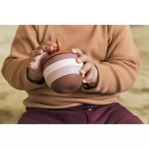 Zopa Silikonová skládací hračka Apple