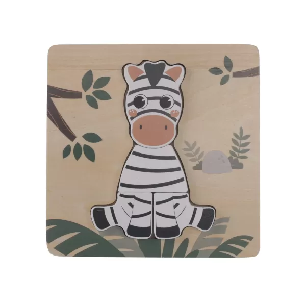 Zopa Dřevěné puzzle malé, Zebra