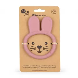 PETITE&MARS Kousátko silikonové Bunny 0m+