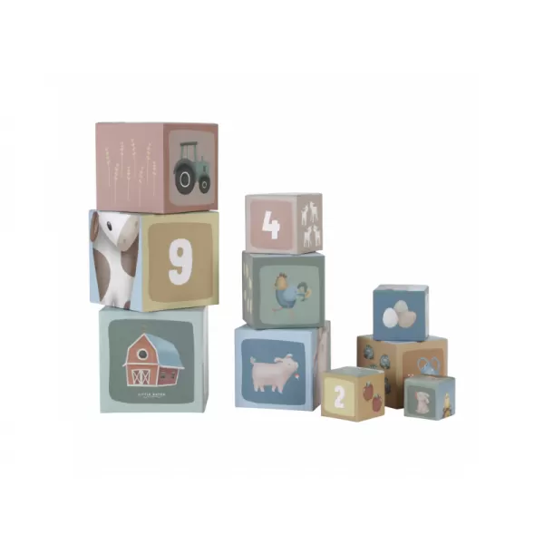 Little Dutch Kostky komín 10 ks Farma