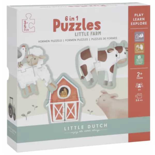 Little Dutch Puzzle 6v1 Farma