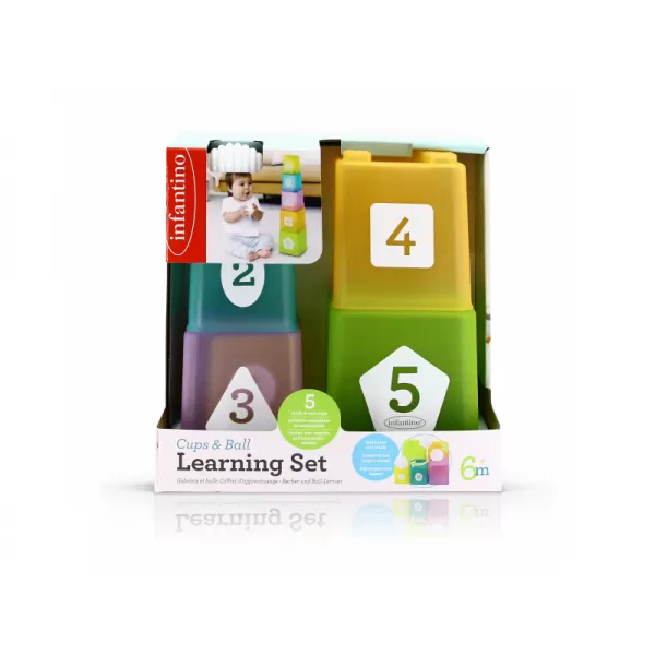 Infantino Sada stohovacích kelímků a míčku