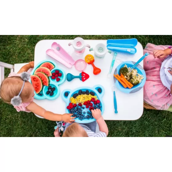 BABYONO Kousátko edukační s chrastítkem pomeranč