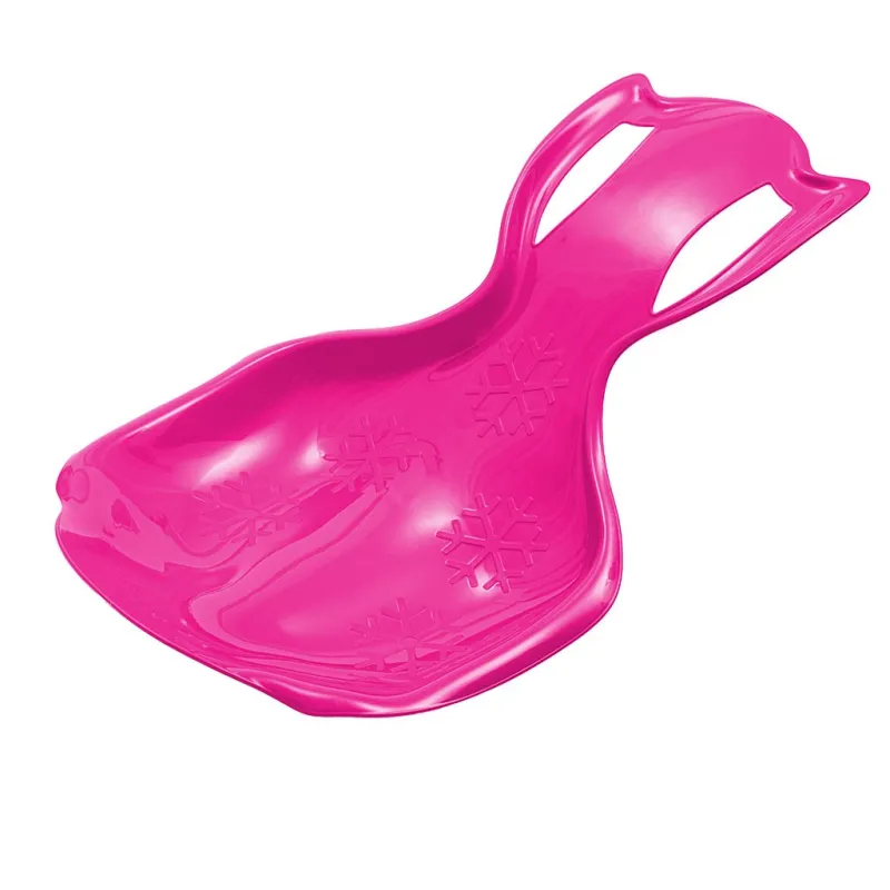 Baby Mix Dětský sáňkovací kluzák lopata COMFORT LINE XL růžový