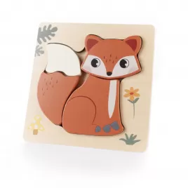 Zopa Dřevěné puzzle malé, Fox
