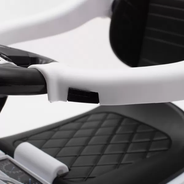 Baby Mix Dětské odrážedlo se zvukem a vodící tyčí POLICE bílé