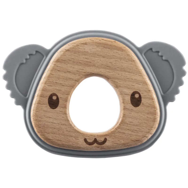 Zopa Silikonové dřevěné kousátko Koala