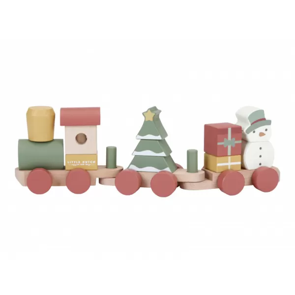 Little Dutch Vláček dřevěný vánoční