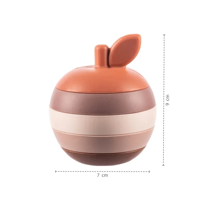 Zopa Silikonová skládací hračka Apple