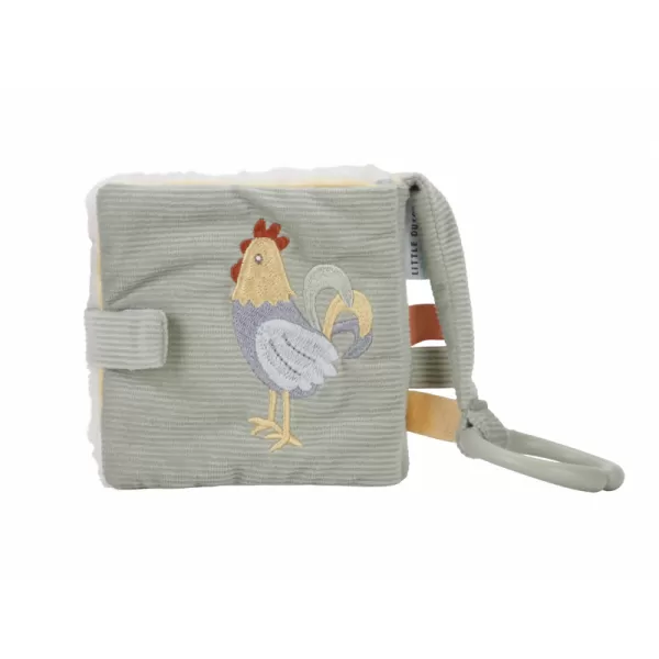 Little Dutch Závěsná textilní knížka s aktivitami Farma