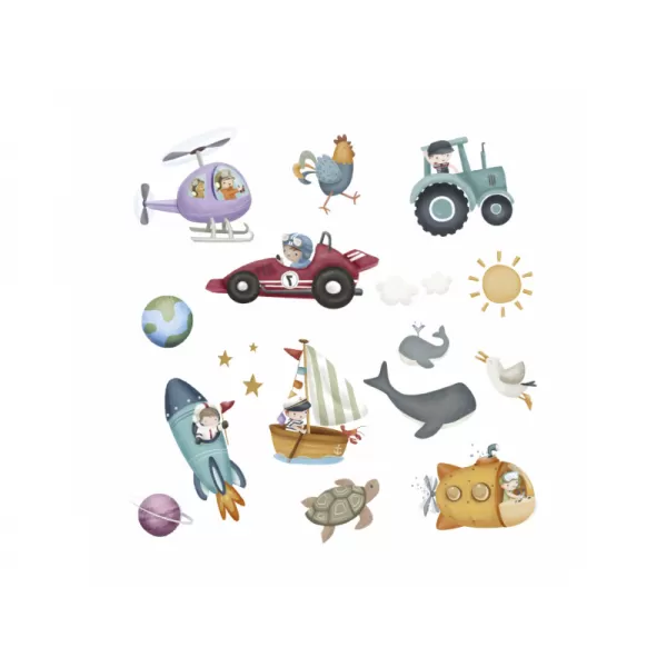 Little Dutch Dětské tetování Jim & Friends