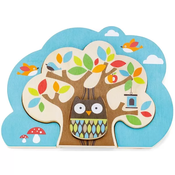 Skip Hop Puzzle Kamarádi ze stromu - dřevo