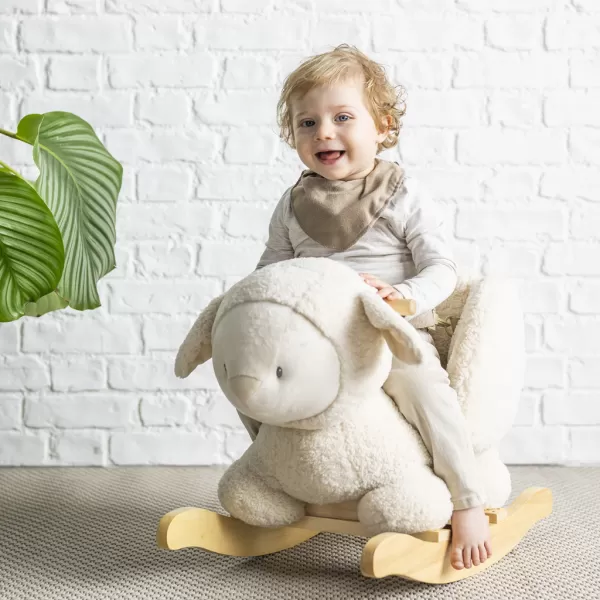 NATTOU Houpačka Teddy plyš 10m+