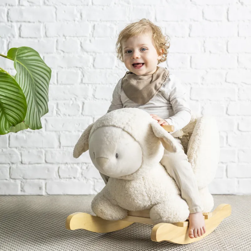 NATTOU Houpačka Teddy plyš 10m+